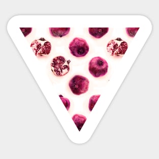 Pink Pomegranate Polka Dots Sticker